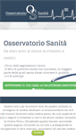 Mobile Screenshot of osservatoriosanita.com